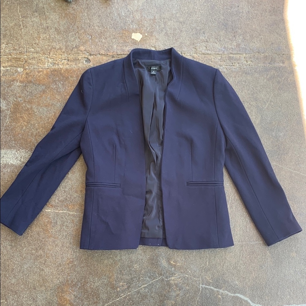 J. Crew Blue Blazer Tailored Suit Jacket